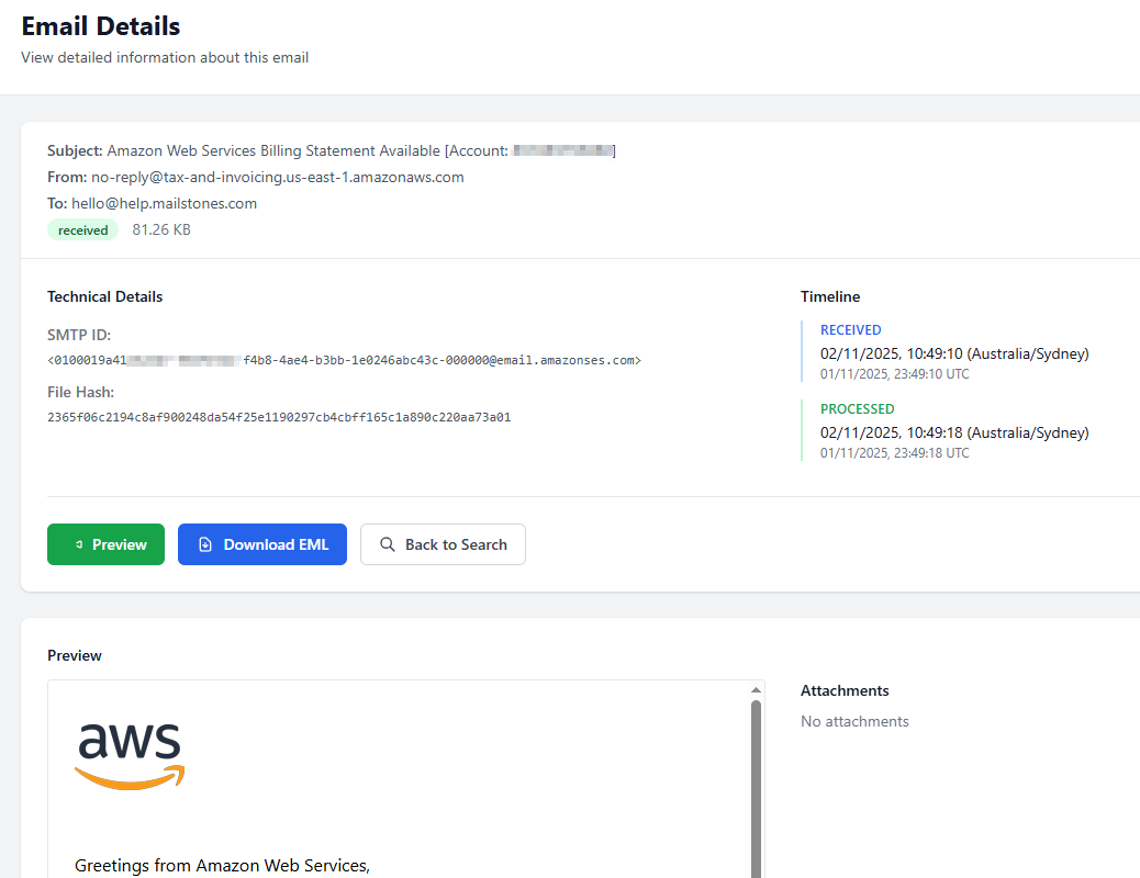 Instant Preview Interface