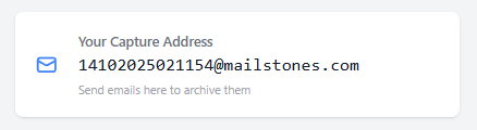 Your Capture Address